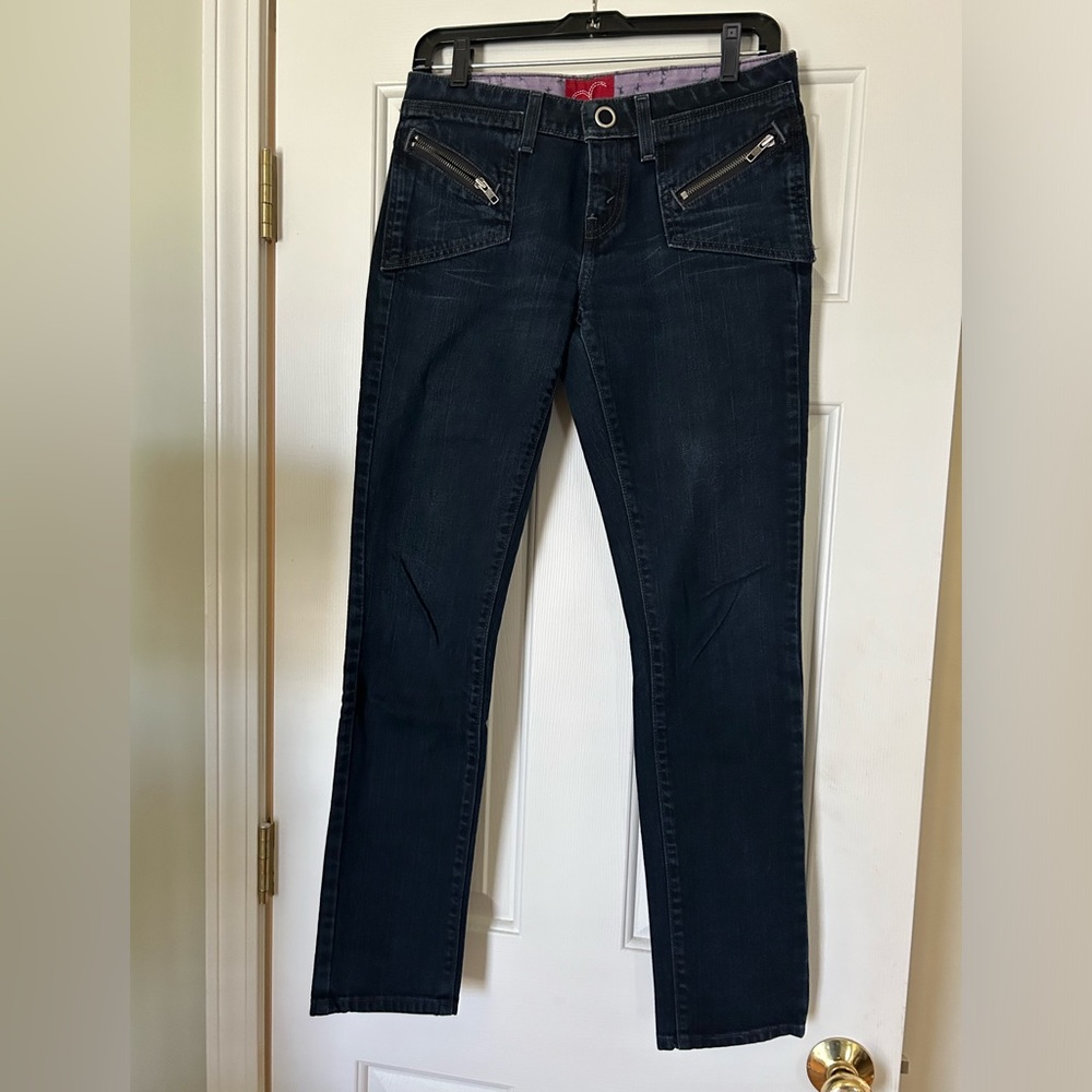 Levis Low Rise Skinny, Embellished Jeans, Sz 4